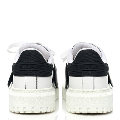 Christian Dior Calfskin Bi-Color Dior-ID Platform Sneakers 37 White Deep Blue 4 of 10