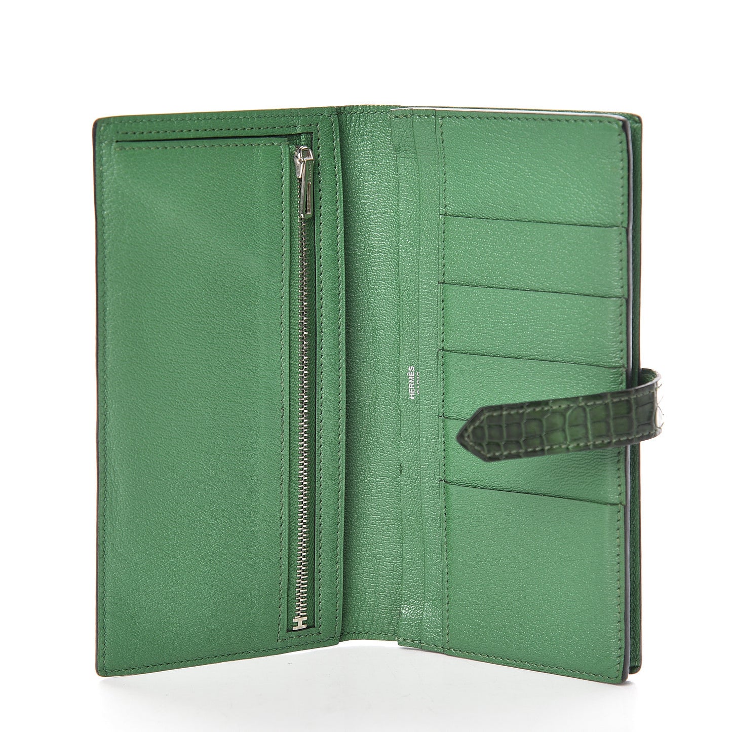 Matte Alligator Bearn Wallet Cactus