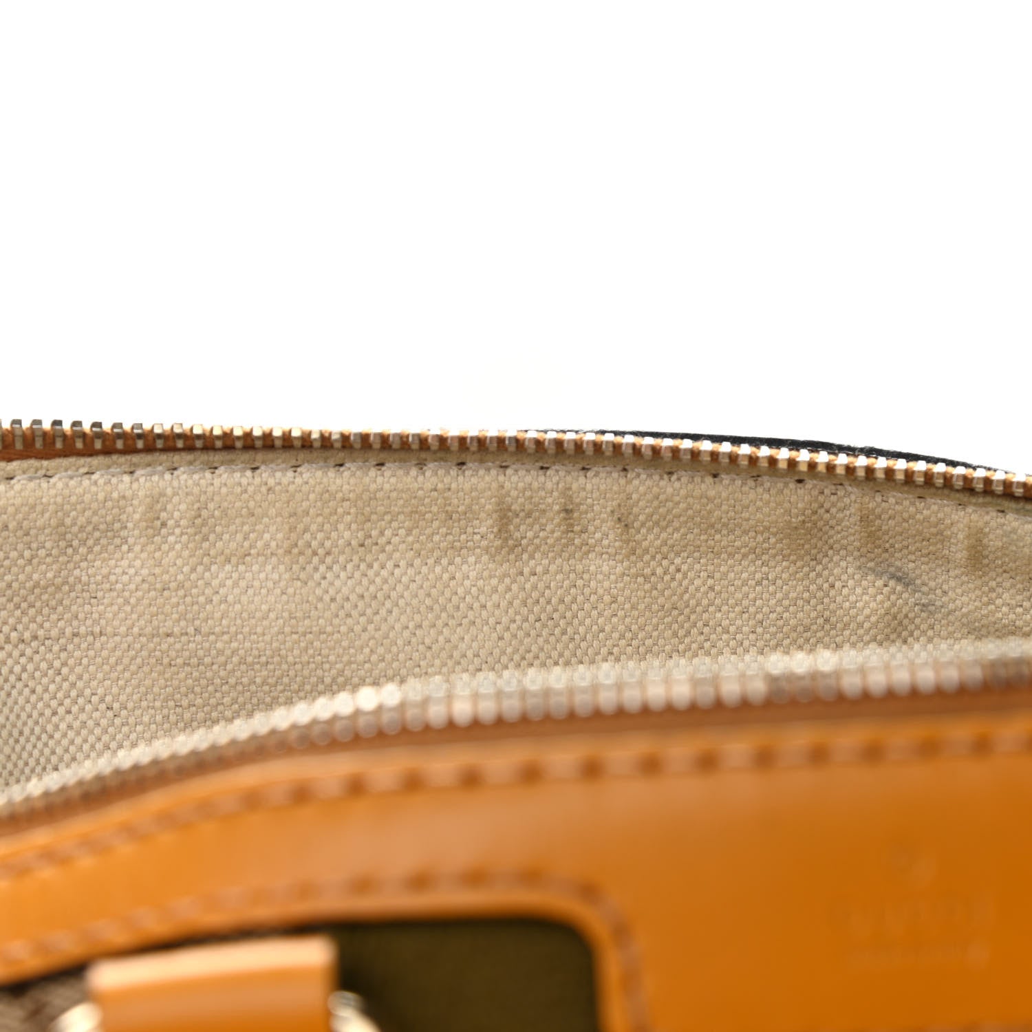 Gucci Monogram Selleria Calfskin Vintage Web Medium Boston Beige Ebony Yellow 10 of 14