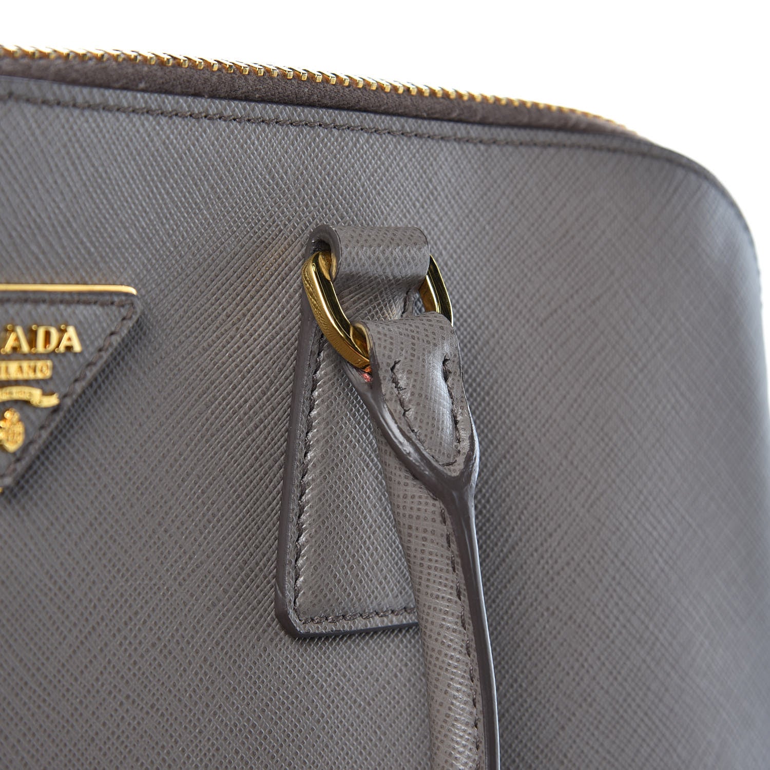 Prada Saffiano Lux Large Promenade Tote Argilla 10 of 10