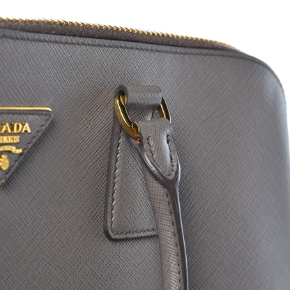 Prada Saffiano Lux Large Promenade Tote Argilla 10 of 10