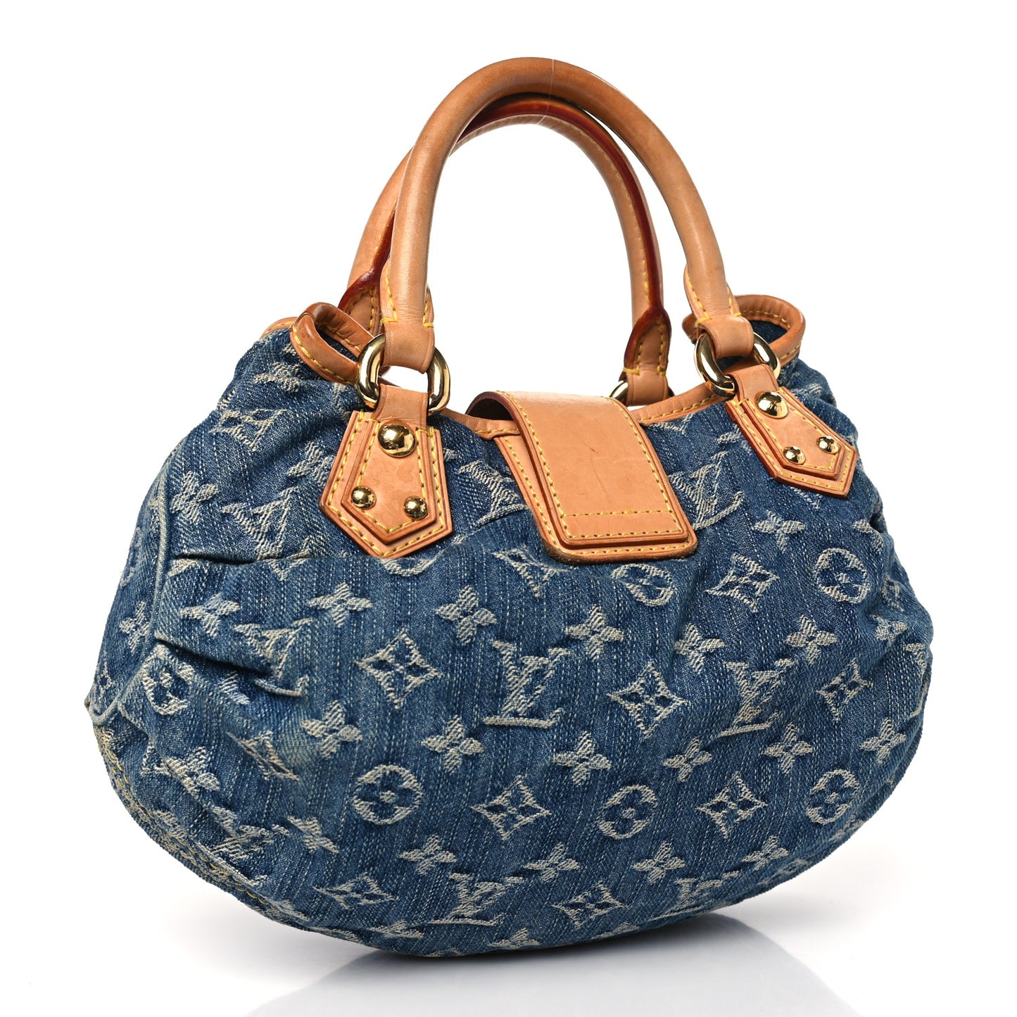 Monogram Denim Pleaty Blue