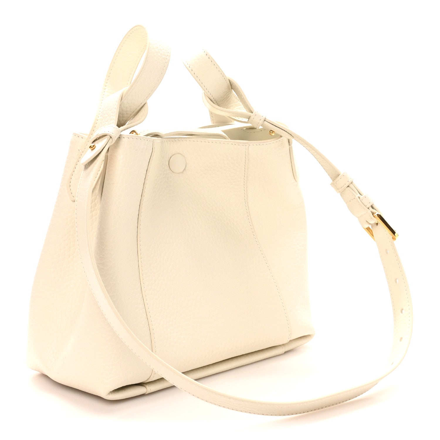 Christian Dior Calfskin Medium Signature Bucket Bag Latte 3 of 10