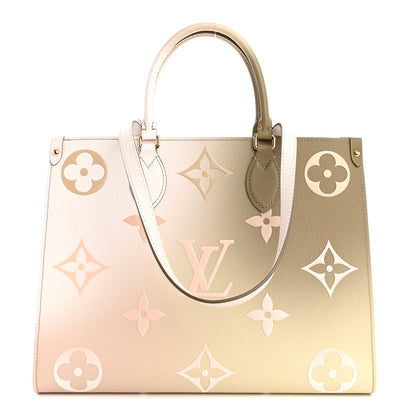 Louis Vuitton Monogram Giant Spring In The City Onthego MM Sunset Kaki 1 of 10