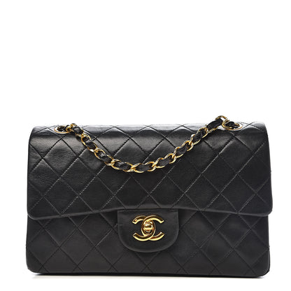 Chanel Lambskin Quilted Small Double Flap Black 1 of 16
