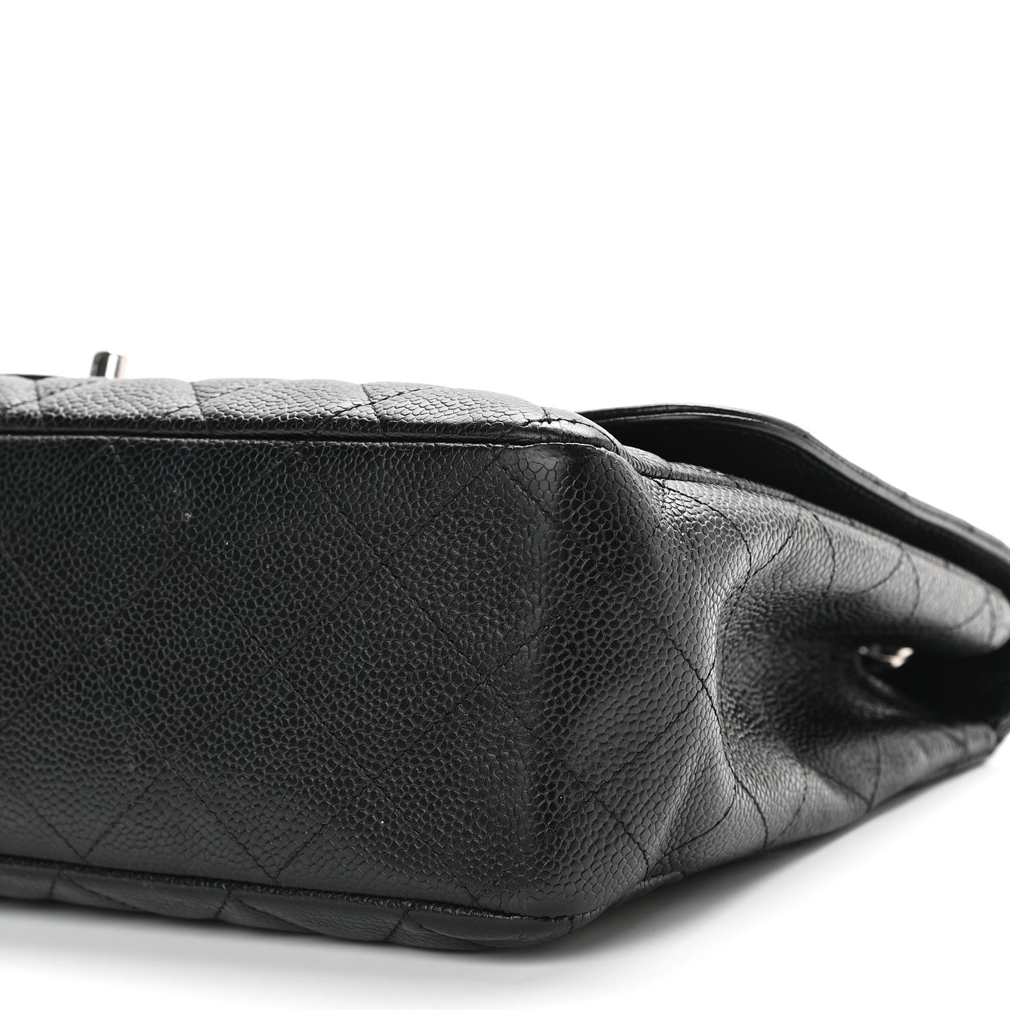 Caviar Quilted Jumbo Single Flap Black