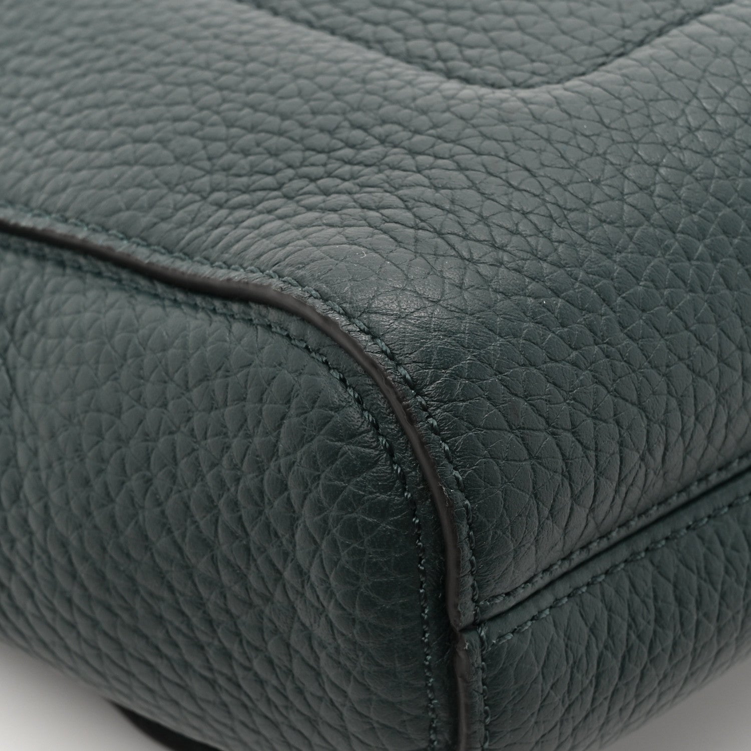 Mulberry Heavy Grain Calfskin Small Lily Flap Mulberry Green 10 of 11