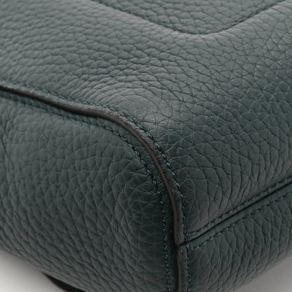 Mulberry Heavy Grain Calfskin Small Lily Flap Mulberry Green 10 of 11