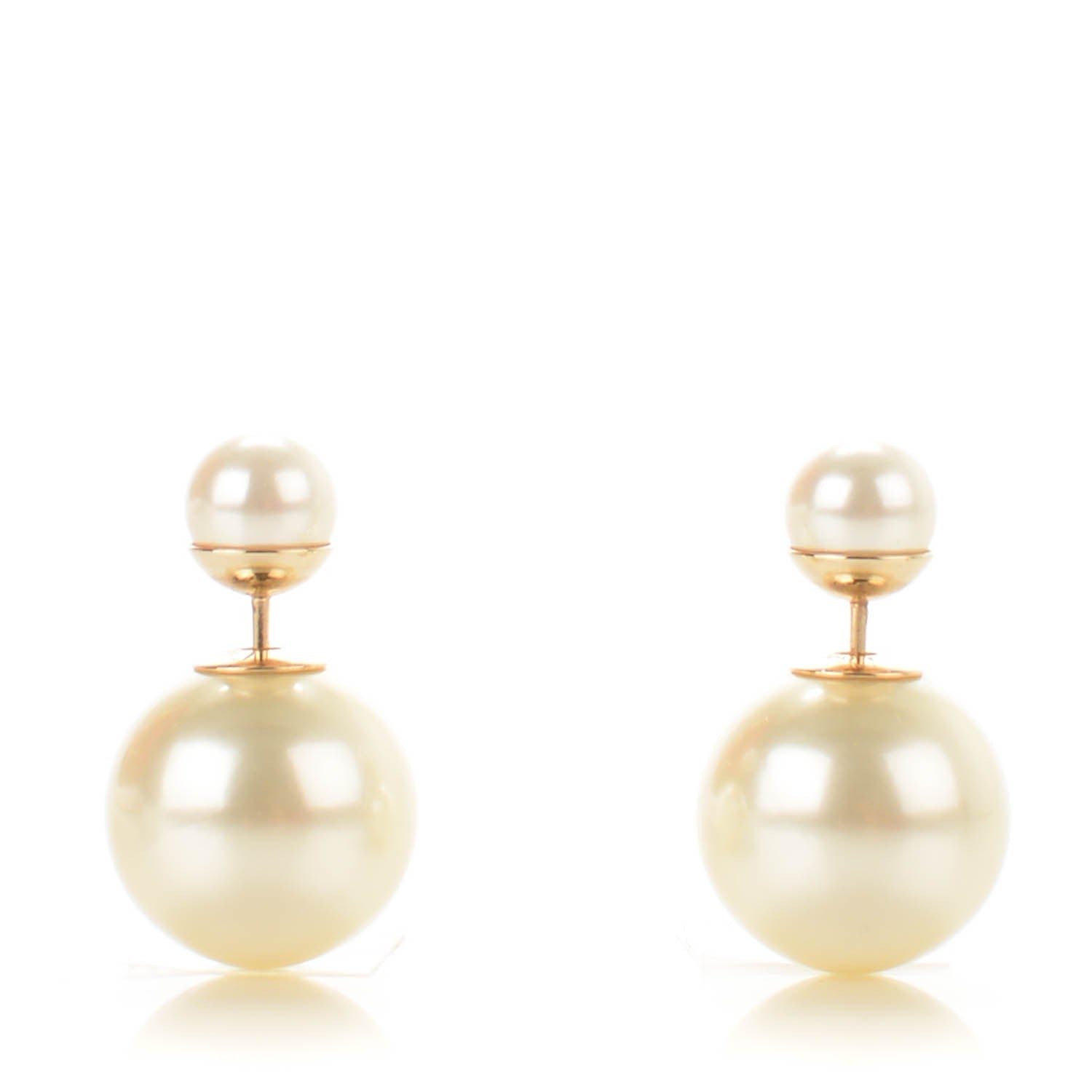 Christian Dior Pearl Mise En Dior Tribal Earrings 1 of 5