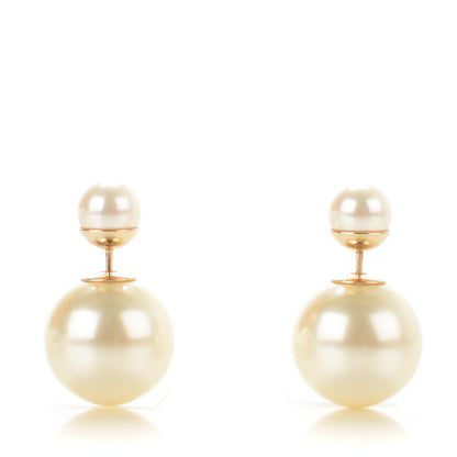 Christian Dior Pearl Mise En Dior Tribal Earrings 1 of 5