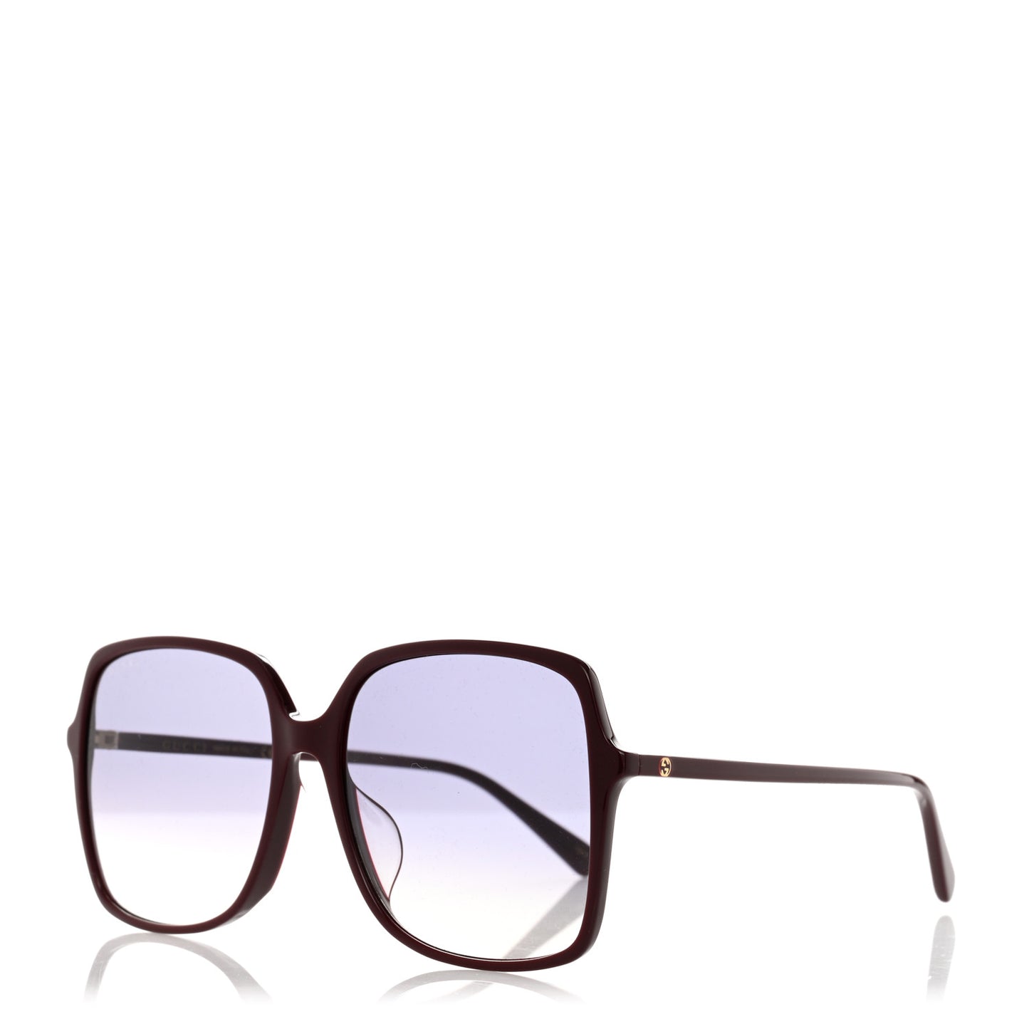 Oversized Square GG0544S Sunglasses Burgundy