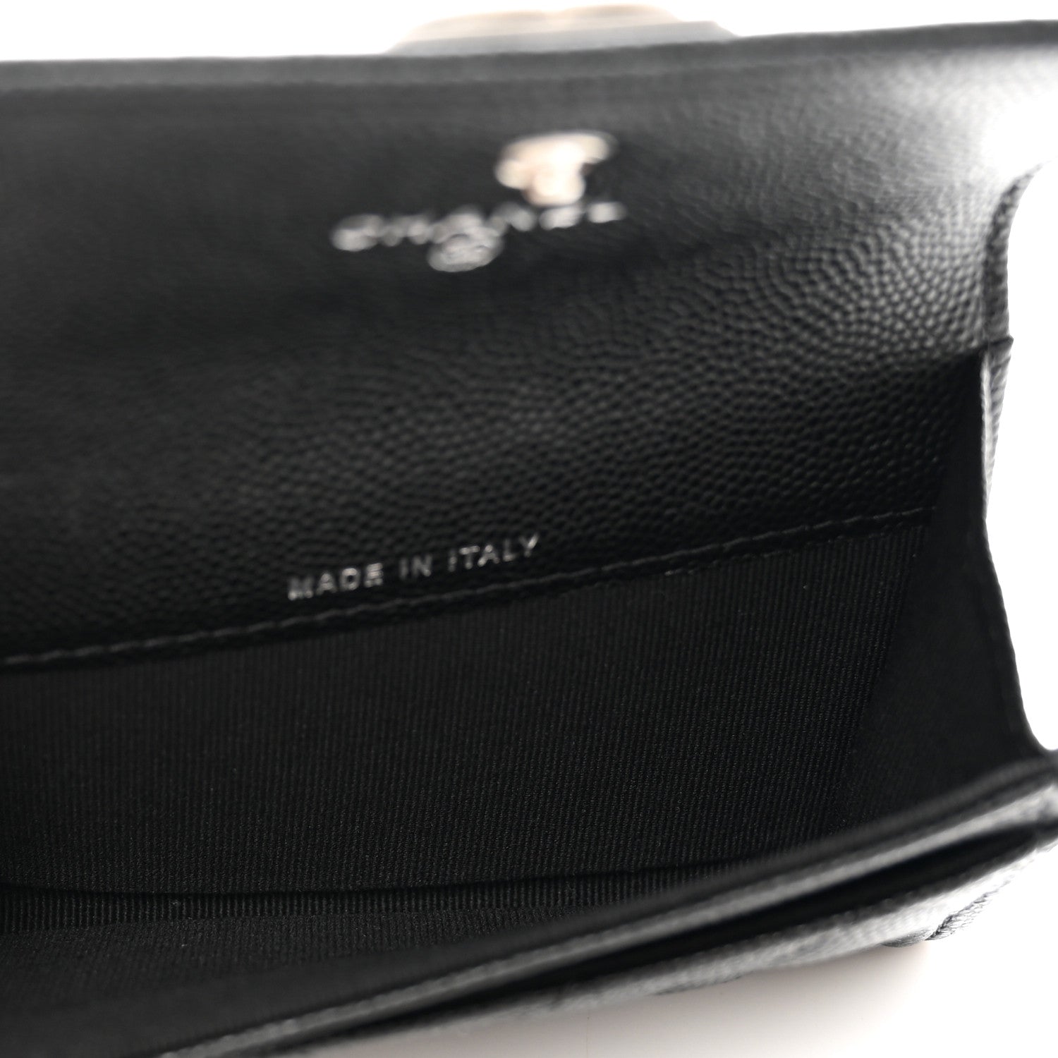 Chanel Caviar Quilted Boy Flap Card Holder Black 5 of 8