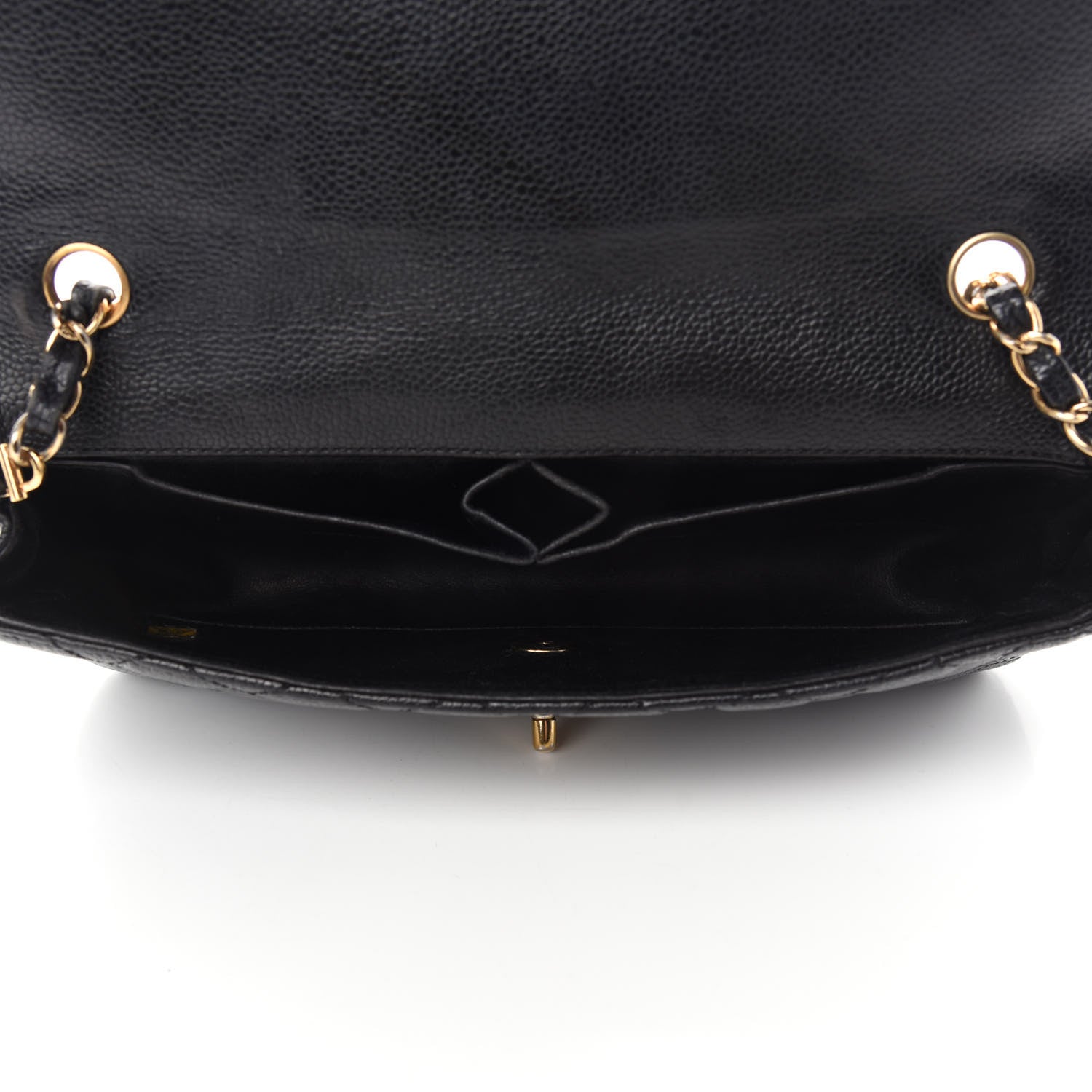 Chanel Caviar Quilted East West Flap Black 5 of 10