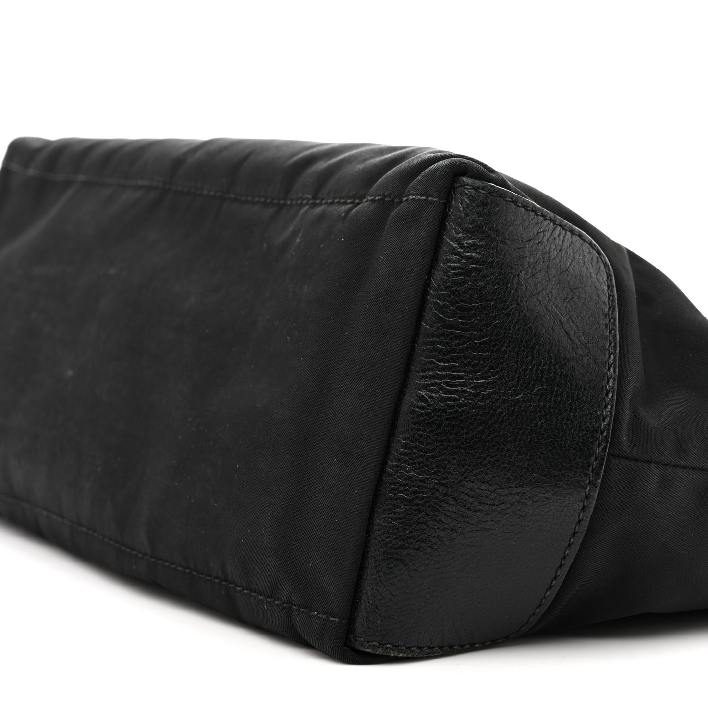Nylon Shoulder Bag  Black