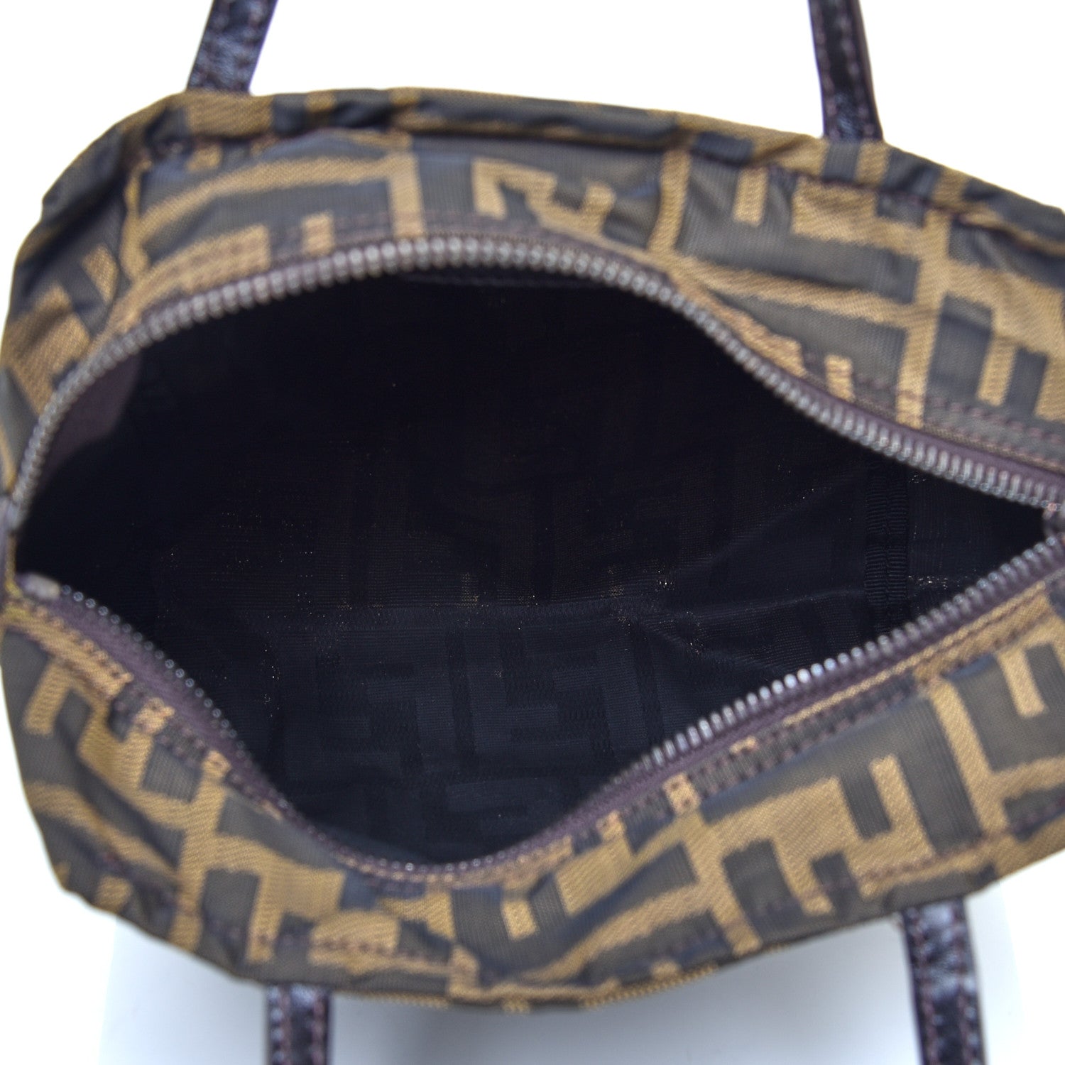 Fendi Zucca Mini Tote Tobacco 5 of 9