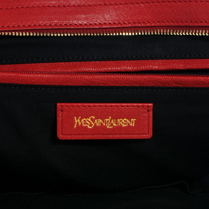 Saint Laurent Sheepskin Large Cabas ChYc Red 6 of 7