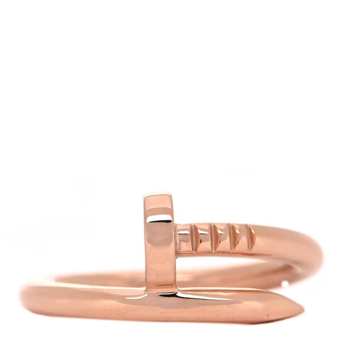 18K Pink Gold Juste Un Clou Ring 58 8.25