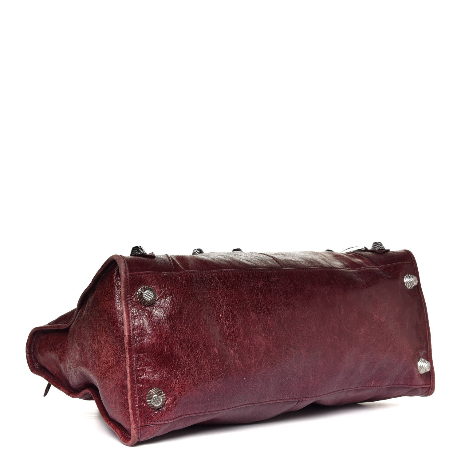 Balenciaga åBALENCIAGA Agneau Giant 21 Silver Hardware Work Dark Wine 3 of 4
