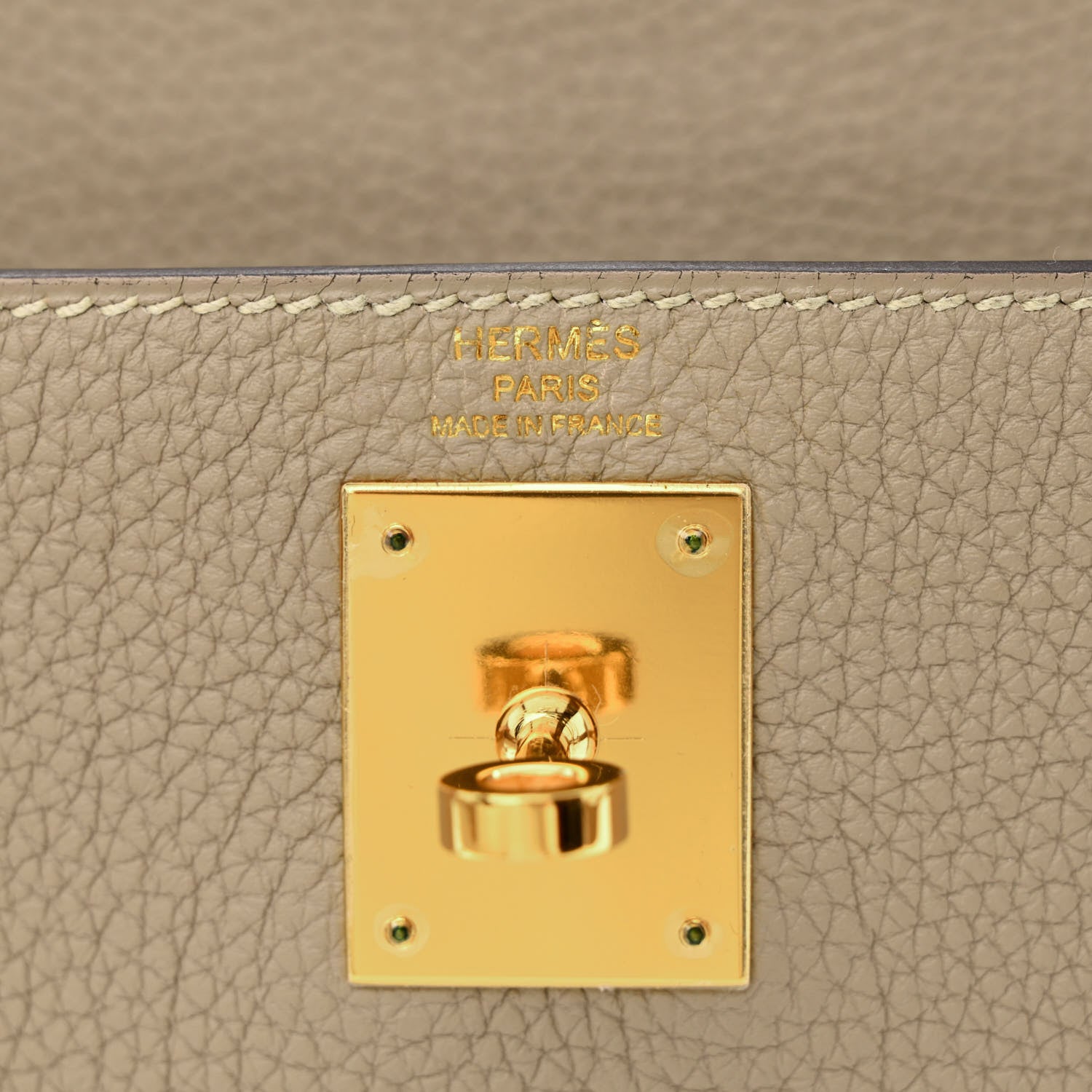 Hermes Togo Kelly Retourne 28 Gris Tourterelle 6 of 11
