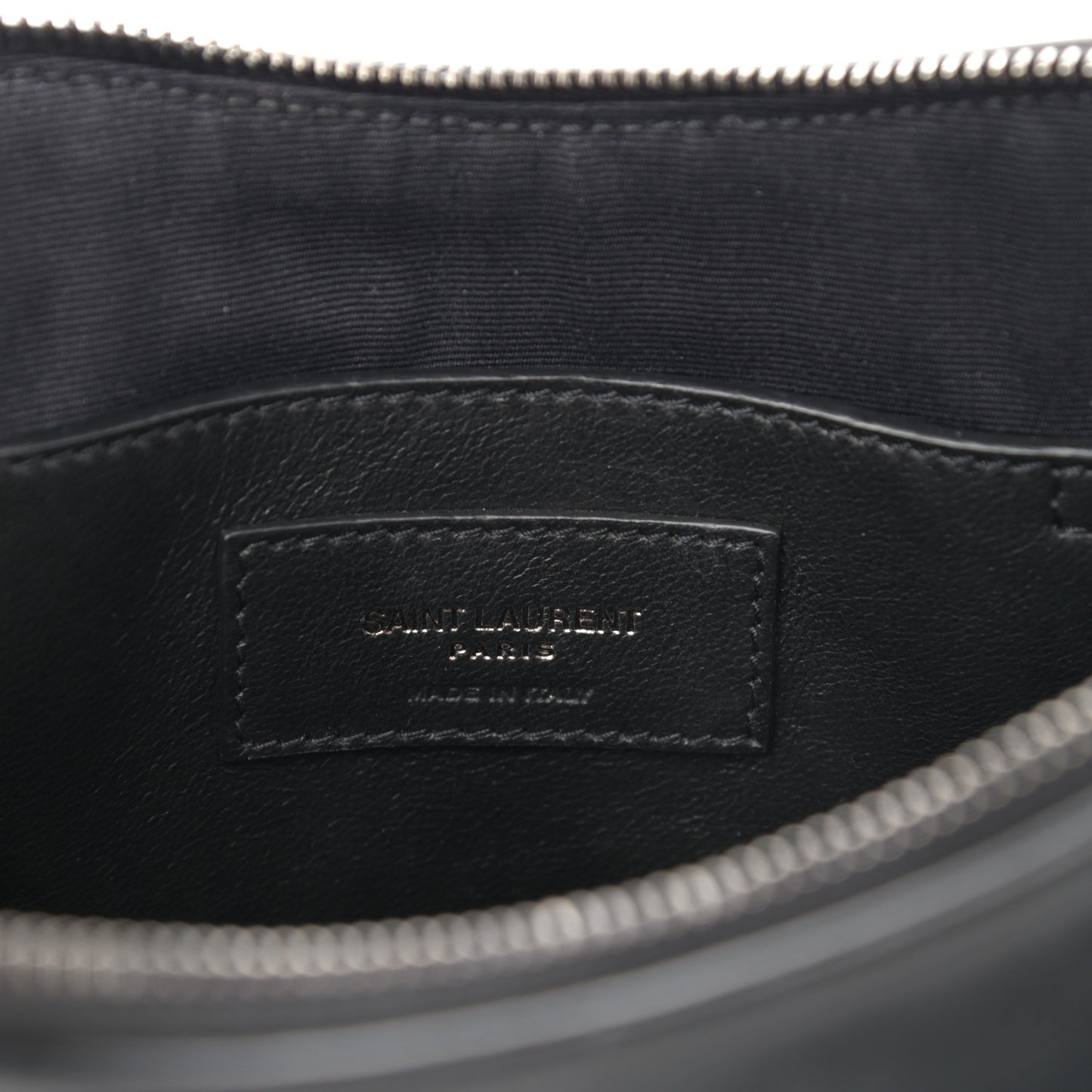 Calfskin Heart Monogram Crossbody Black