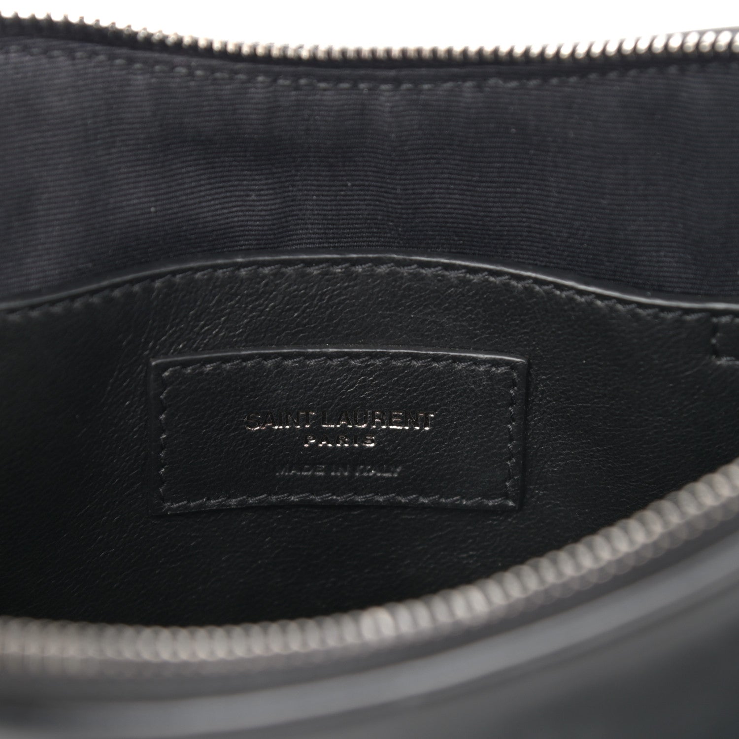 Saint Laurent Calfskin Heart Monogram Crossbody Black 9 of 12