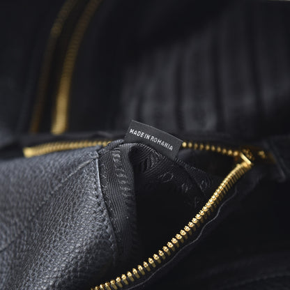 Prada Vitello Phenix Tote Black 7 of 11