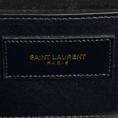 Saint Laurent Smooth Calfskin Medium Classic Monogram Kate Tassel Satchel Black 7 of 9