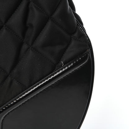 Burberry Nylon Calfskin Quilted Hoxton Hobo Black 8 of 13