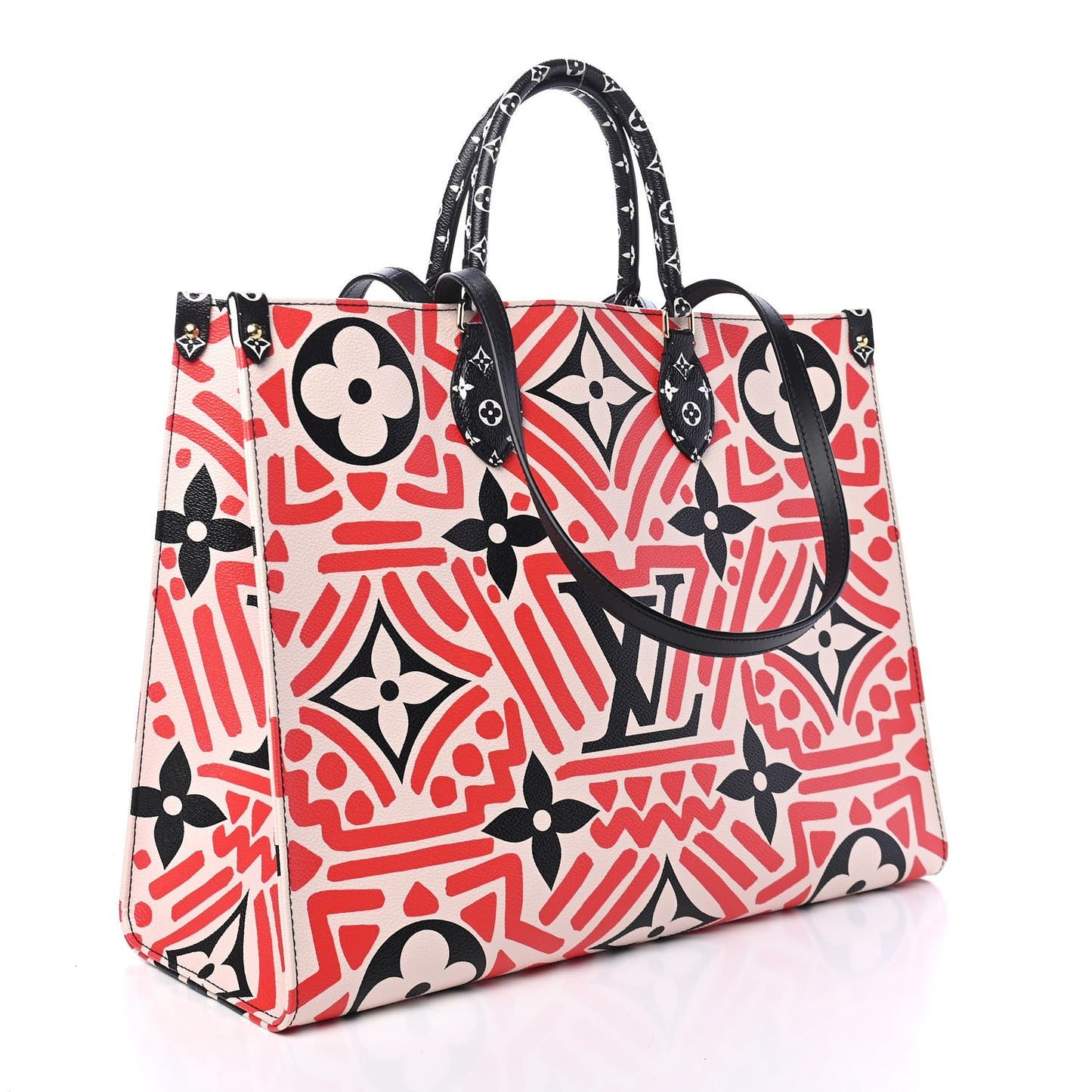 Monogram Giant Crafty Onthego GM Creme Rouge Black