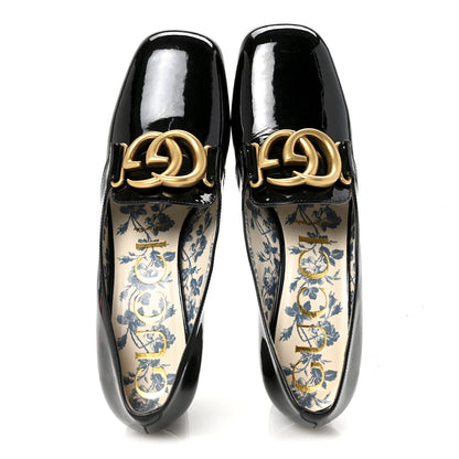 Gucci Vernice GG Victoire 55mm Loafer Pumps 38 Black 2 of 10