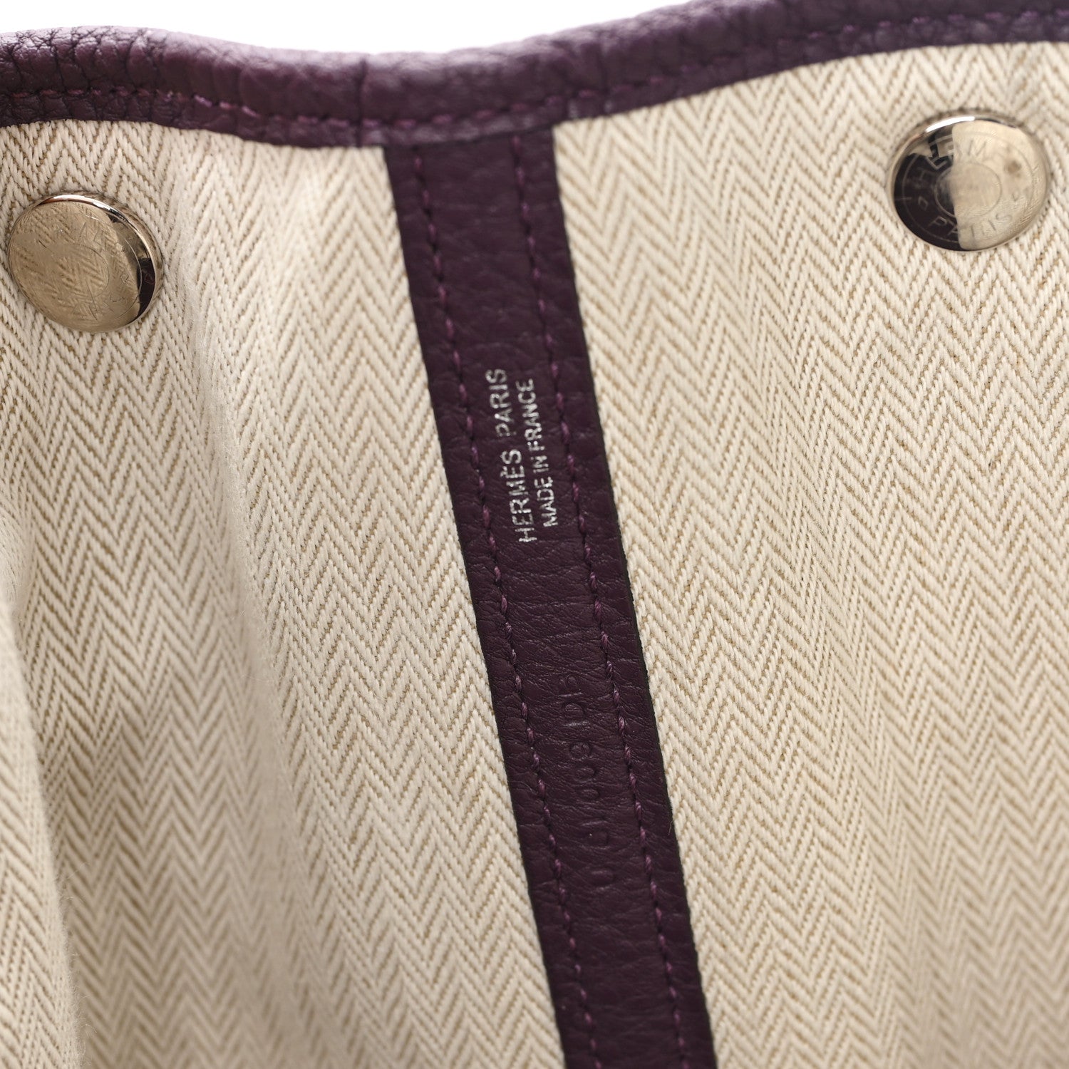 Hermes Negonda Garden Party Tote 36 MM Cassis 5 of 11