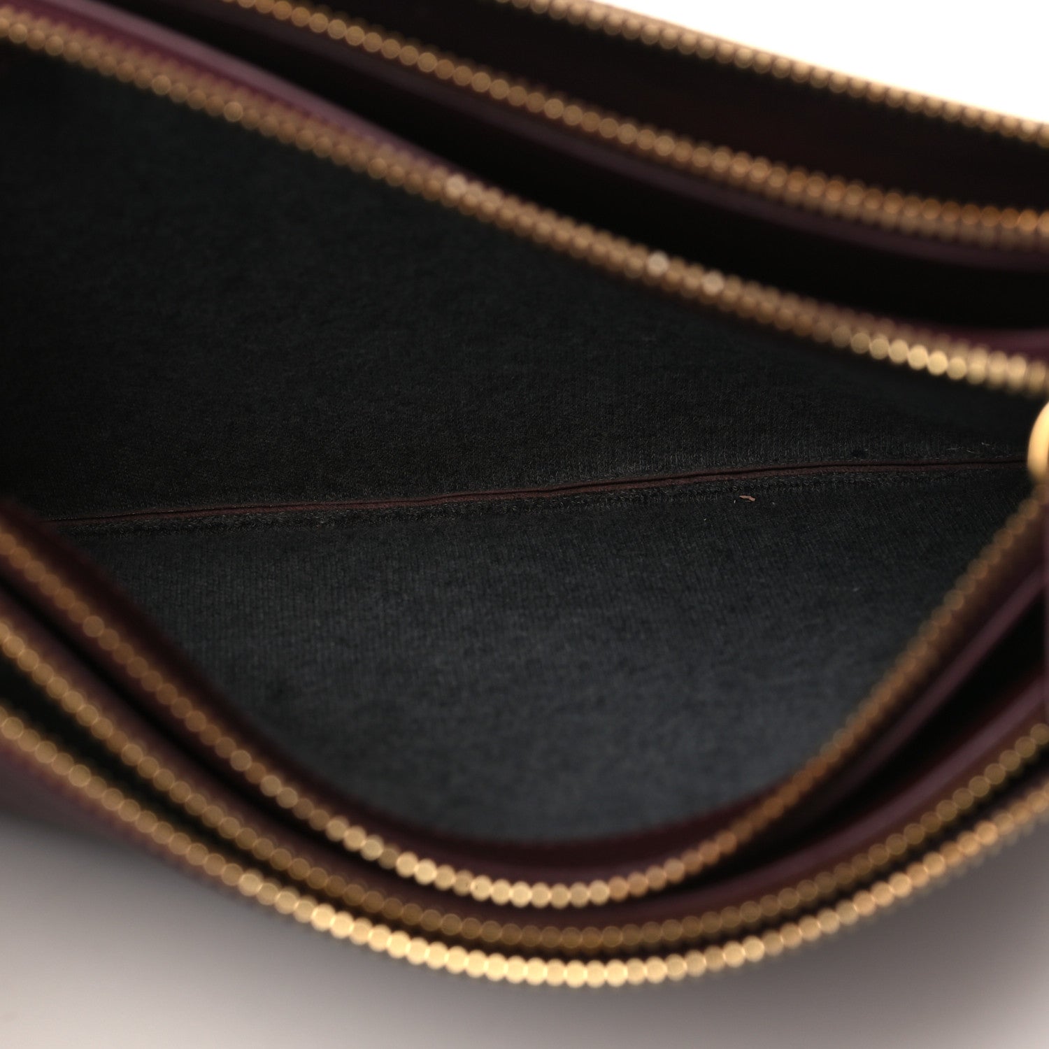 Celine Lambskin Large Trio Crossbody Bag Burgundy 6 of 8