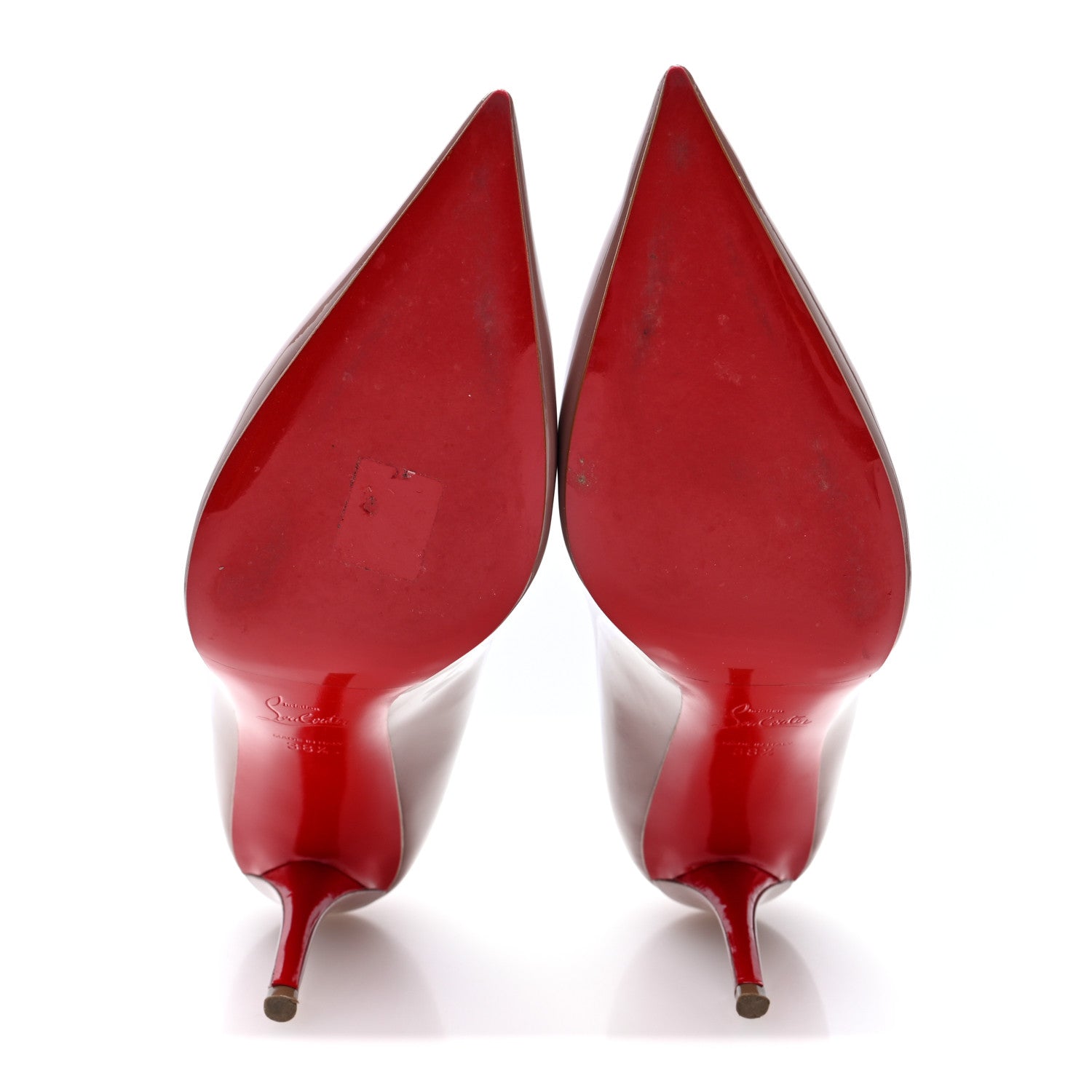Christian Louboutin Patent Miss Z 80 Pumps 38.5 Vintage Rose 6 of 9