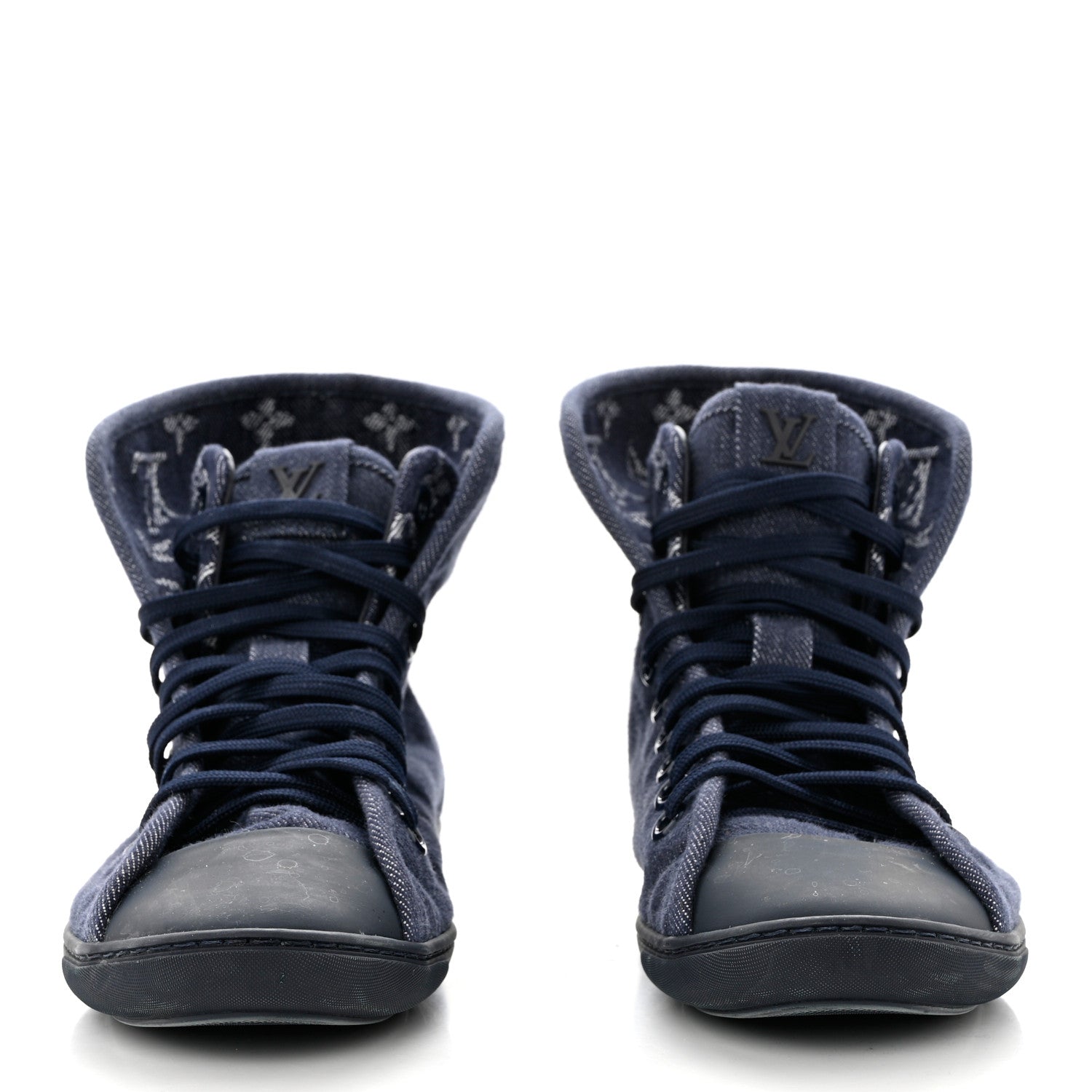 Louis Vuitton Monogram Denim Brea Sneaker 37.5 Blue 2 of 7