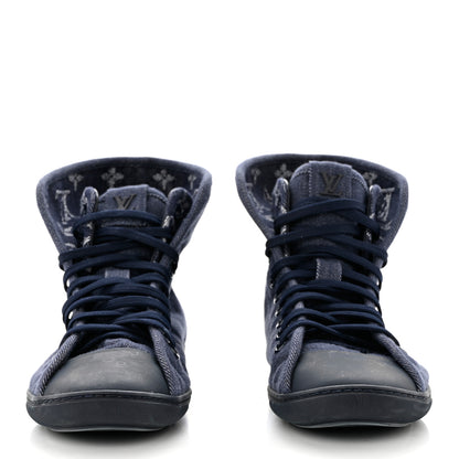 Louis Vuitton Monogram Denim Brea Sneaker 37.5 Blue 2 of 7
