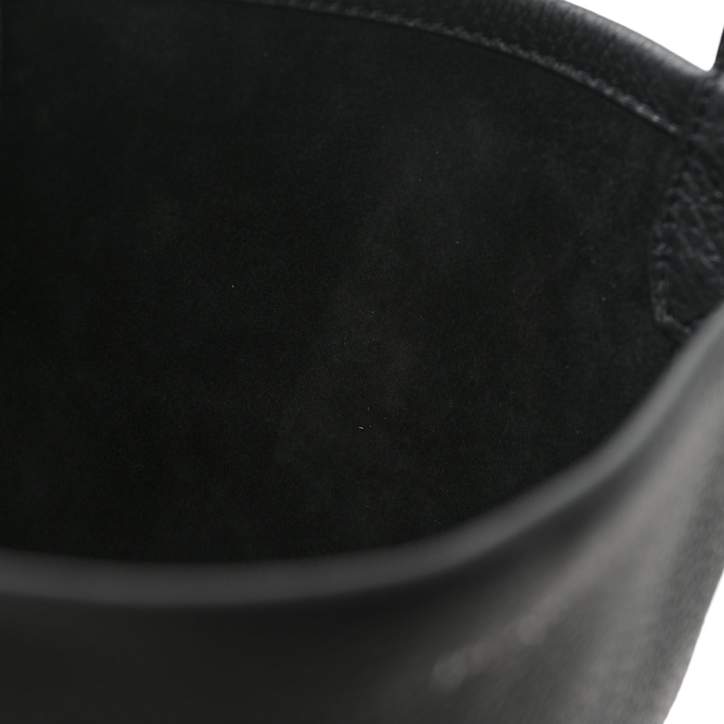 Grained Calfskin Small N/S Park Tote Black