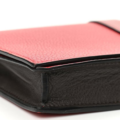 Loewe Grained Calfskin Chain Wallet Burnt Red 9 of 10
