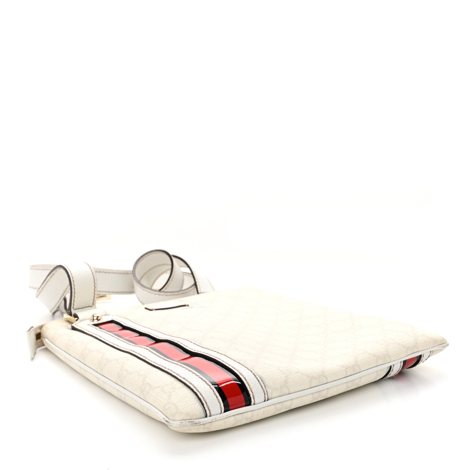 Gucci GG Plus Web Messenger Bag White 4 of 13