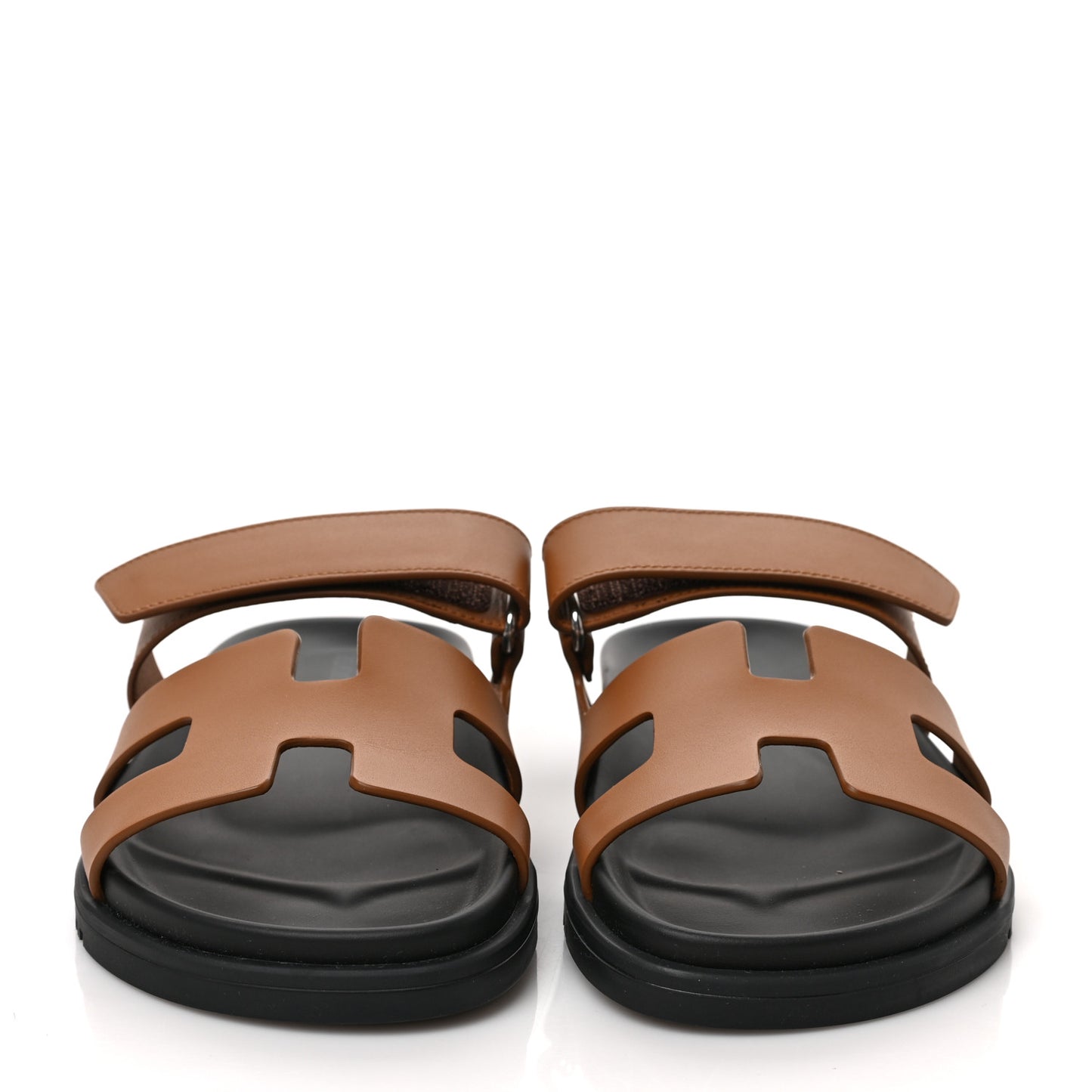 Calfskin Womens Chypre Sandals 37.5 Naturel