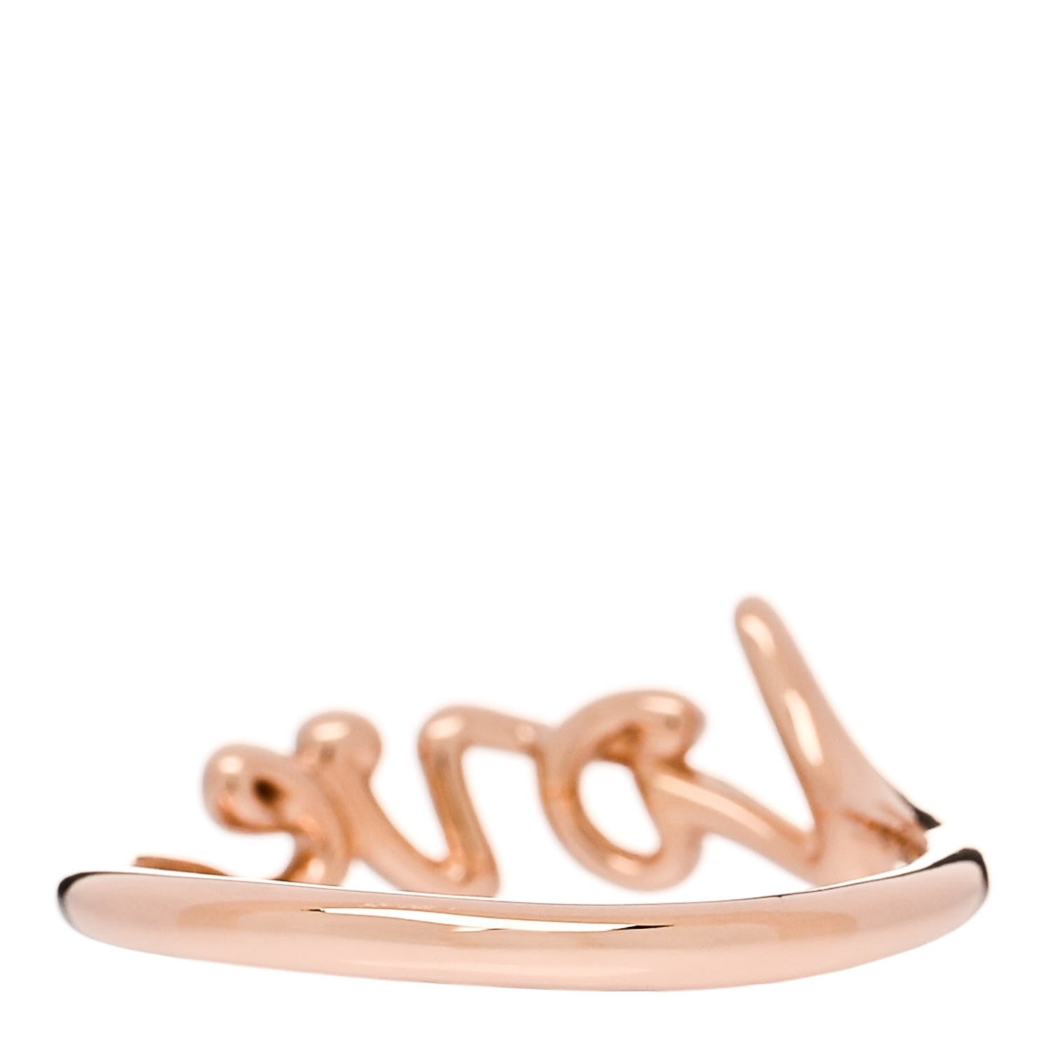 Tiffany 18K Rose Gold Mini Paloma's Graffiti Love Ring 52 6 3 of 5