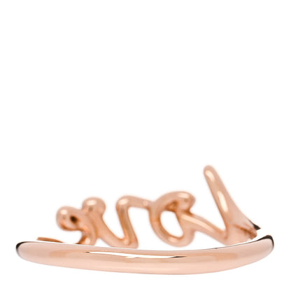Tiffany 18K Rose Gold Mini Paloma's Graffiti Love Ring 52 6 3 of 5