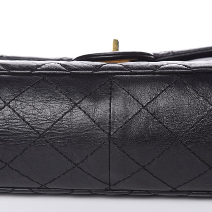 Chanel Aged Calfskin Quilted 2.55 Reissue 226 Flap Black 12 of 14