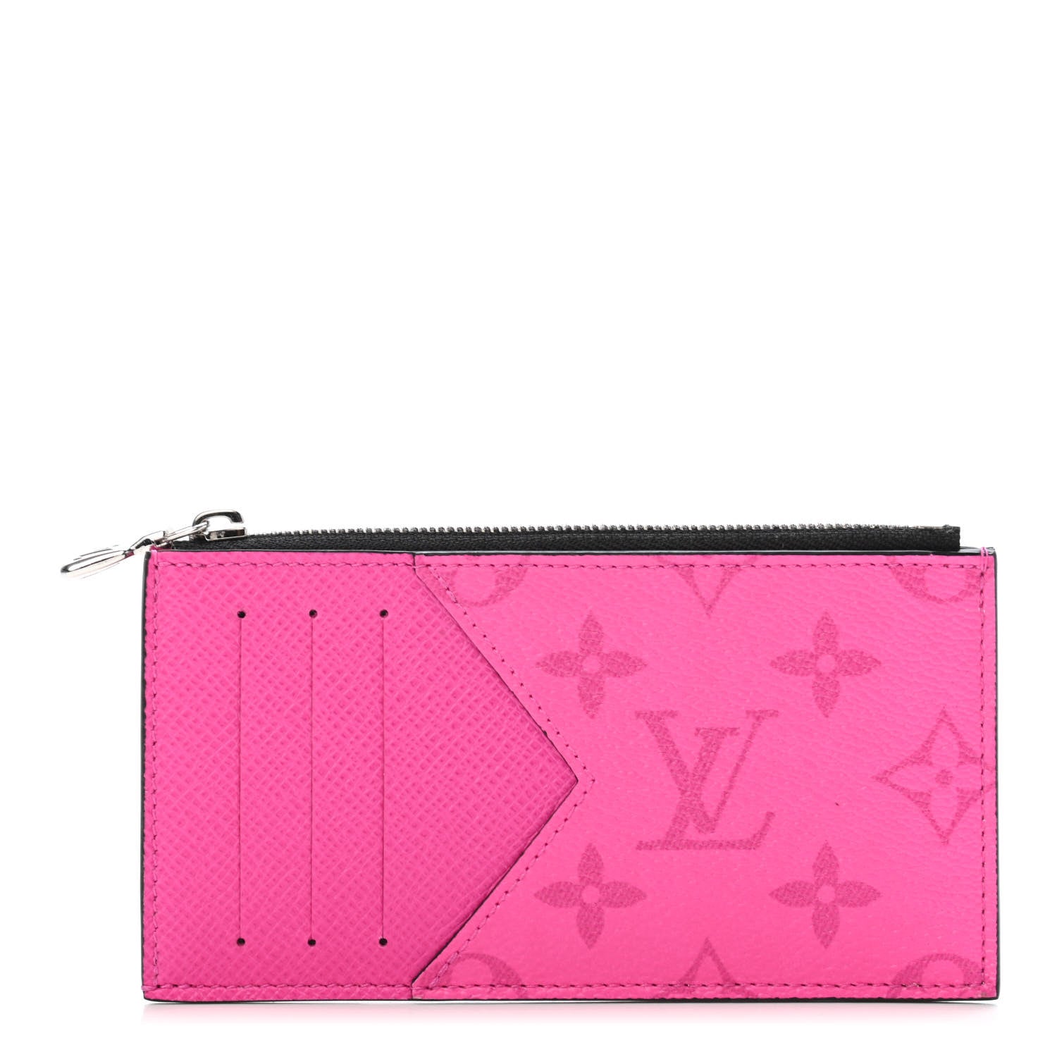 Louis Vuitton Taigarama Coin Card Holder Fuchsia 1 of 4