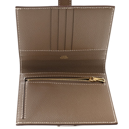 Hermes Epsom Bearn Compact Wallet Etoupe 5 of 7
