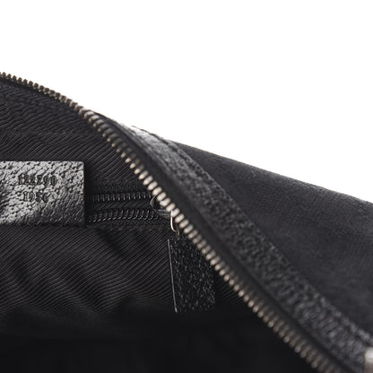 Gucci Monogram Medium Half Moon Hobo Black 8 of 10