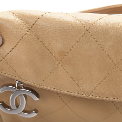 Chanel Lambskin Stitched Medium Ultimate Soft Tote Beige 12 of 14