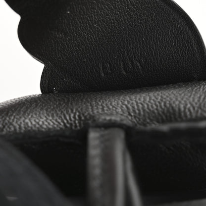 Hermes Milo Lambskin Grigri Rodeo Pegase Horse Bag Charm PM So Black 4 of 8
