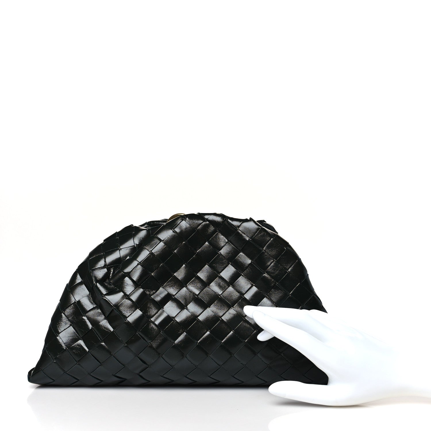 Bottega Veneta Nappa Intrecciato Teen Pouch Black 2 of 9