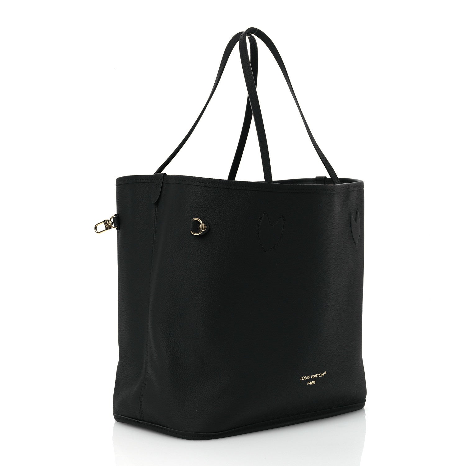 Louis Vuitton Monogram Calfskin Neo Neverfull Inside Out MM Black 6 of 19