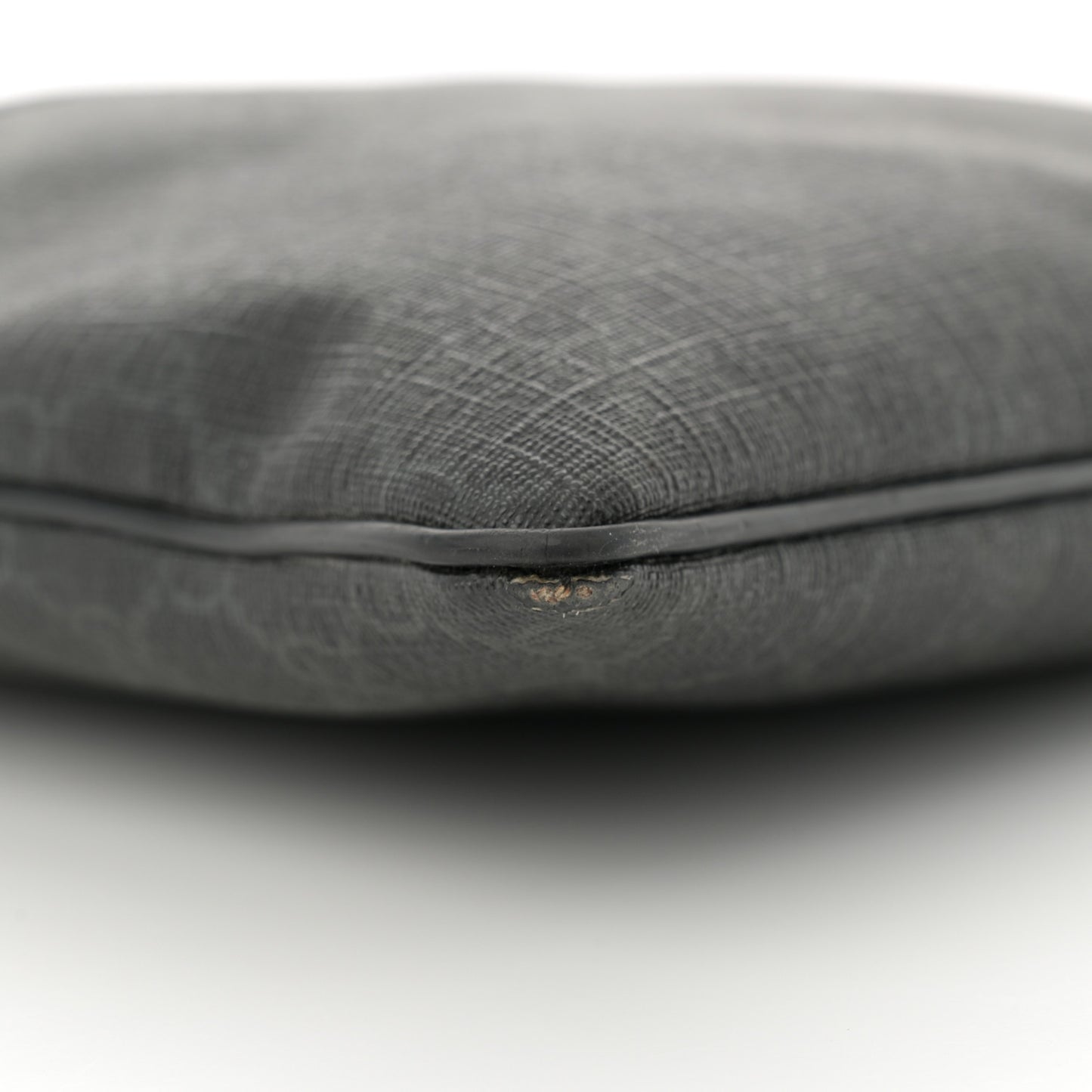 GG Plus Monogram Medium Flat Messenger Bag Black